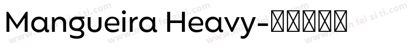 Mangueira Heavy字体转换